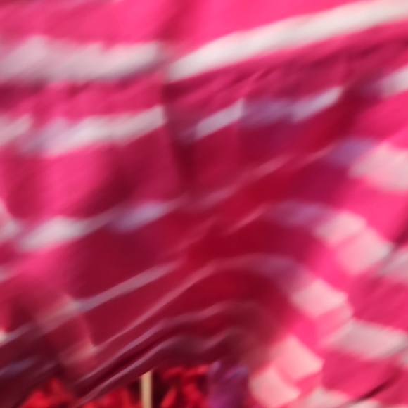 Children's Place Pink and White Striped Elastic Sun Dress Size 7 - Picture 5 of 6